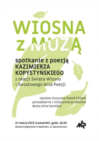 Spotkanie z poezją Kazimierza Kopystyńskiego w muzeum