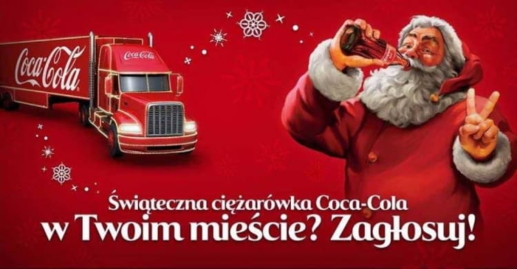 Świąteczna ciężarówka Coca-Coli w Radomsku?