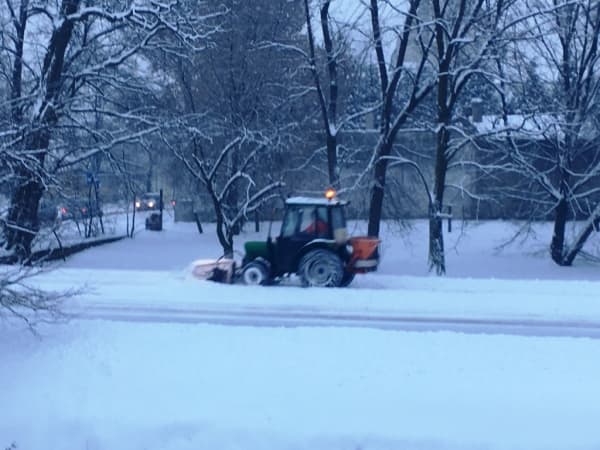 Sypnęło śniegiem. Akcja zima w Radomsku