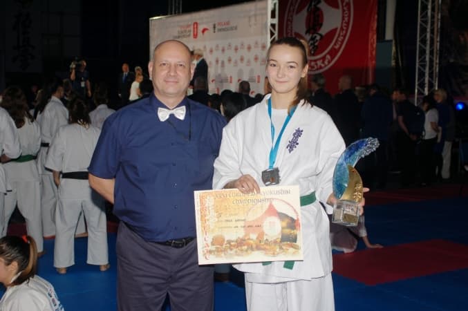 Weronika Mazur wicemistrzynią Europy w karate 