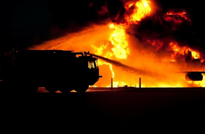 Wzrost liczby pożarów w powiecie radomszczańskim 