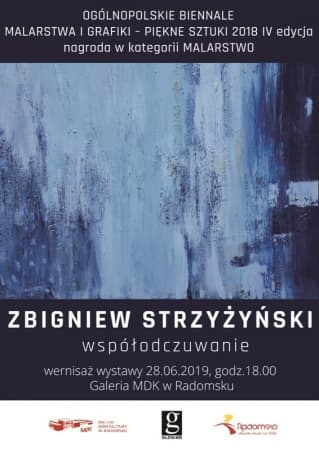 Zaproszenie na wystawę malarstwa Zbigniewa Strzyżyńskiego w MDK