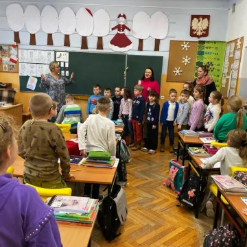 Przedszkolaki w Reymontówce na Bugaju w Radomsku