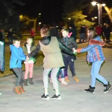 Zabawa sylwestrowa w parku Świętojańskim