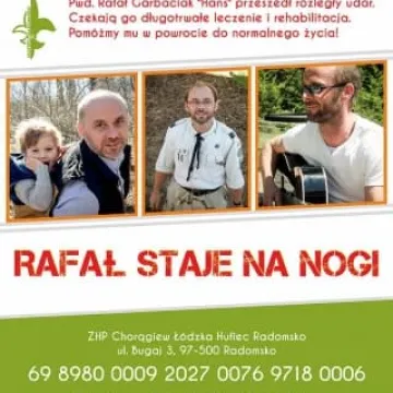 Krzysztof Skiba wspiera akcję Rafał Staje na Nogi