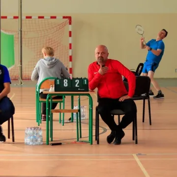 Samorządowcy grali w badmintona
