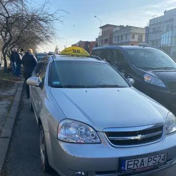Taksówkarze protestowali. Również w Radomsku
