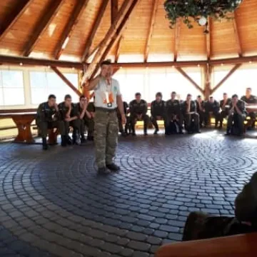 Wojskowi z Drzewniaka na zajęciach w terenie