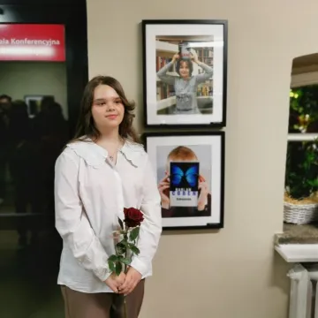 Książka pokazana na wernisażu