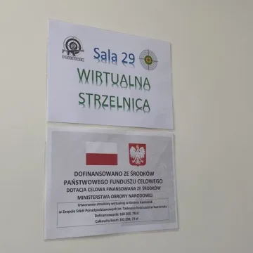 W ZSP w Kamieńsku oddano do użytku wirtualną strzelnicę