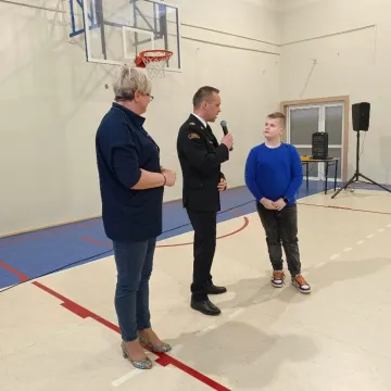 Mały bohater Miłosz Kwaśniak odebrał nagrodę od prezydenta Radomska