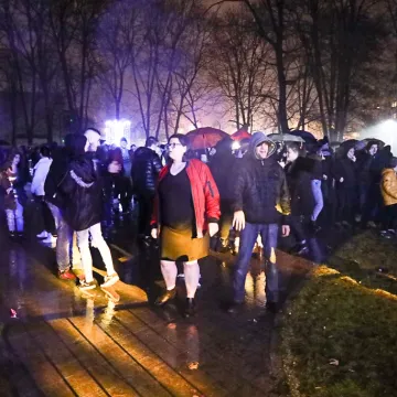 Radomszczanie witali Nowy Rok na miejskim Sylwestrze