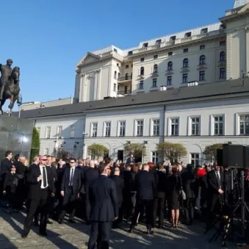 Radomszczanie na miesięcznicy 