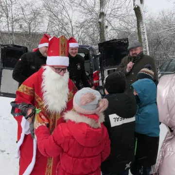 Święty Mikołaj odwiedził Strzałków