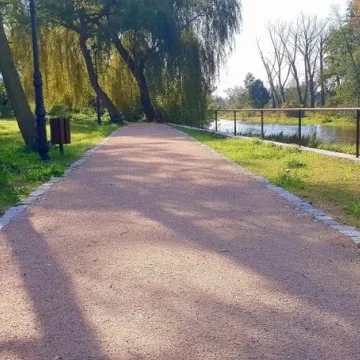 Park w Przedborzu już po rewitalizacji