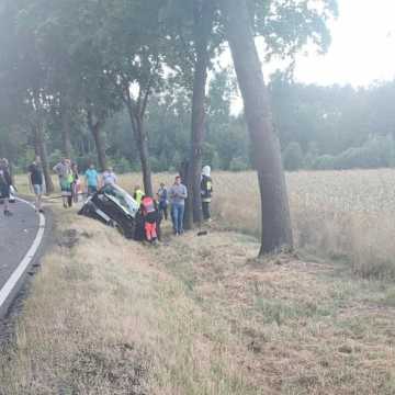 [AKTUALIZACJA] Dwie osoby ranne w wypadku w gminie Masłowice