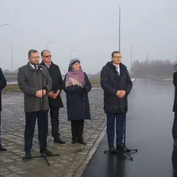 Premier Mateusz Morawiecki na otwarciu kolejnych odcinków A1