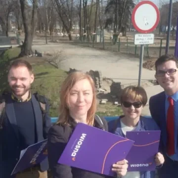 Wiosna zbierała podpisy w Radomsku 