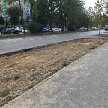 Ulica Leszka Czarnego w przebudowie