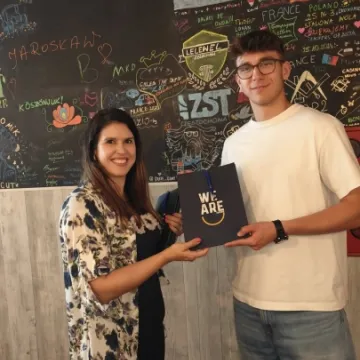 Zakończenie stażu uczniów ZSE z certyfikatami