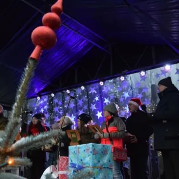 Miejska Wigilia na placu 3 Maja w Radomsku