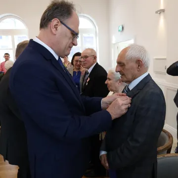 Złoci małżonkowie uhonorowani medalami