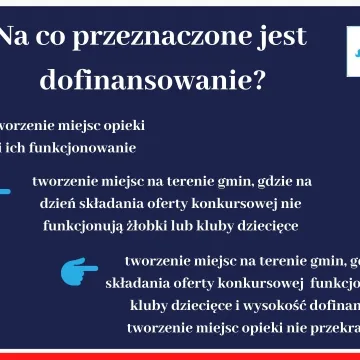 Nowe dofinansowanie z programu „Maluch+”