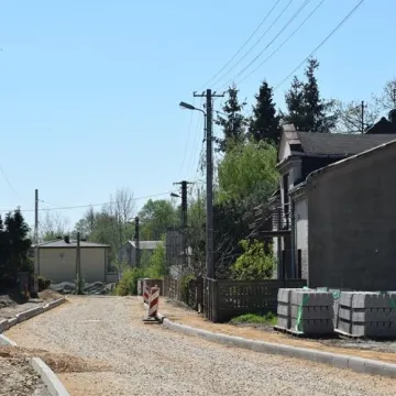 Ul. Stara Droga w Radomsku w przebudowie