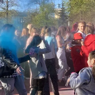 Kolory i bańki mydlane w centrum Radomska