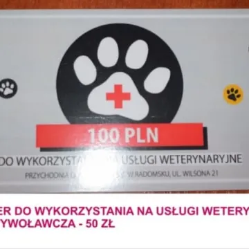 Gadżety przekazane na licytację WOŚP w Radomsku