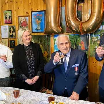 Pan Józef Koper z Radomska świętuje setne urodziny