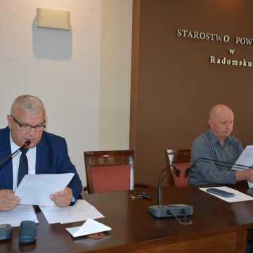 W starostwie dyskutowano na temat bezpieczeństwa w powiecie radomszczańskim