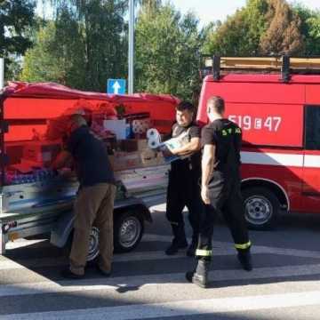 Druhowie z gminy Radomsko organizują zbiórki i pomagają powodzianom