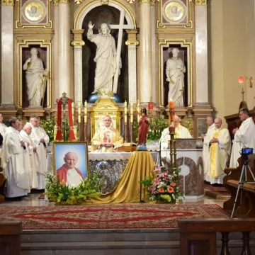 Msza św. w setną rocznicę urodzin papieża Polaka