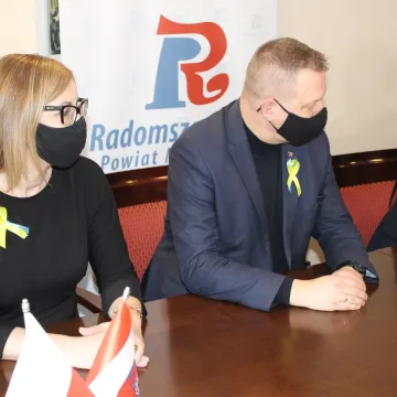 Powiat Radomszczański solidarny z Ukrainą