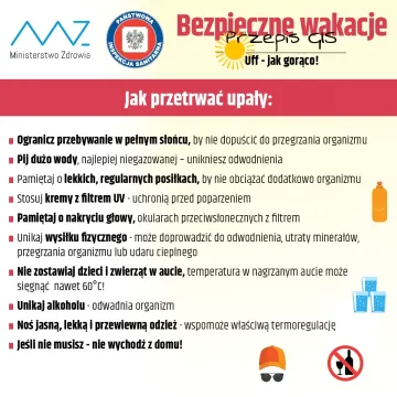 Jak przetrwać upały? Ministerstwo Zdrowia radzi
