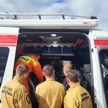 Strażacy ze Strzałkowa szkolili się z obsługi dronów