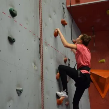 Wspinaczka w powiatowej hali