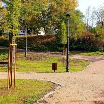Park w Przedborzu już po rewitalizacji