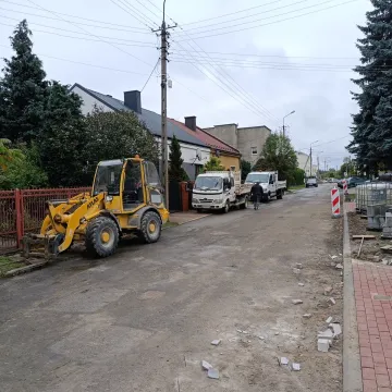 Trwa remont ul. Pułaskiego w Radomsku