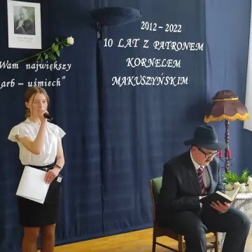 Kornel Makuszyński od 10 lat patronuje szkole w Ciężkowicach