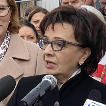 Marszałek Sejmu - Elżbieta Witek z wizytą w Strzałkowie