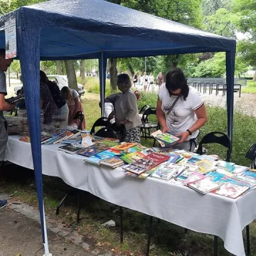 Kiermasz dla Mateusza Czapli w Parku Świętojańskim w Radomsku