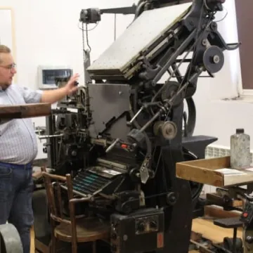 Radomszczański Dzień Drukarza w Drukarni Braci Kamińskich 