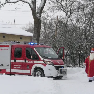 Święty Mikołaj odwiedził Strzałków