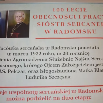 Siostry Sercanki z Radomska obchodzą jubileusz