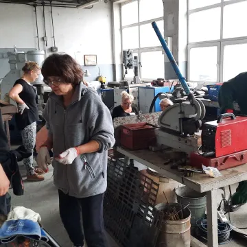 RaDOMsko Różewicza. Warsztaty spawania artystycznego