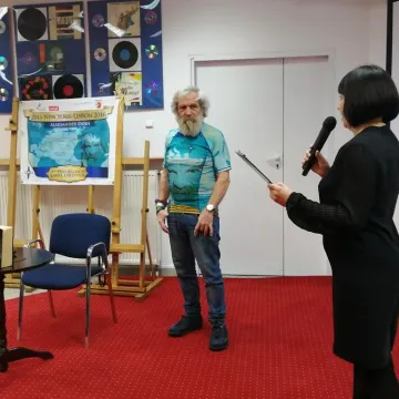 Znany podróżnik Aleksander Doba odwiedził Radomsko