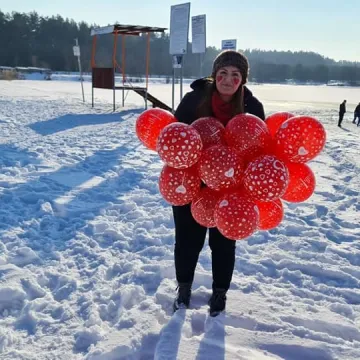 Walentynkowe morsowanie w Zakrzówku Szlacheckim