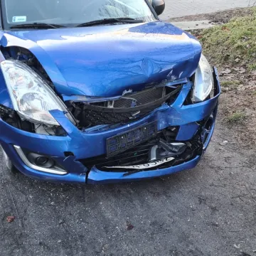 Kolizja trzech samochodów na ul. Brzeźnickiej w Radomsku